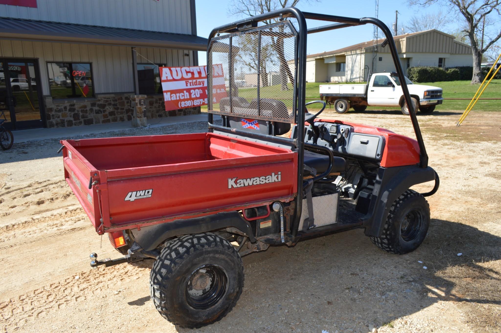 2001 Kawasaki 4x4 Mule, Gasoline