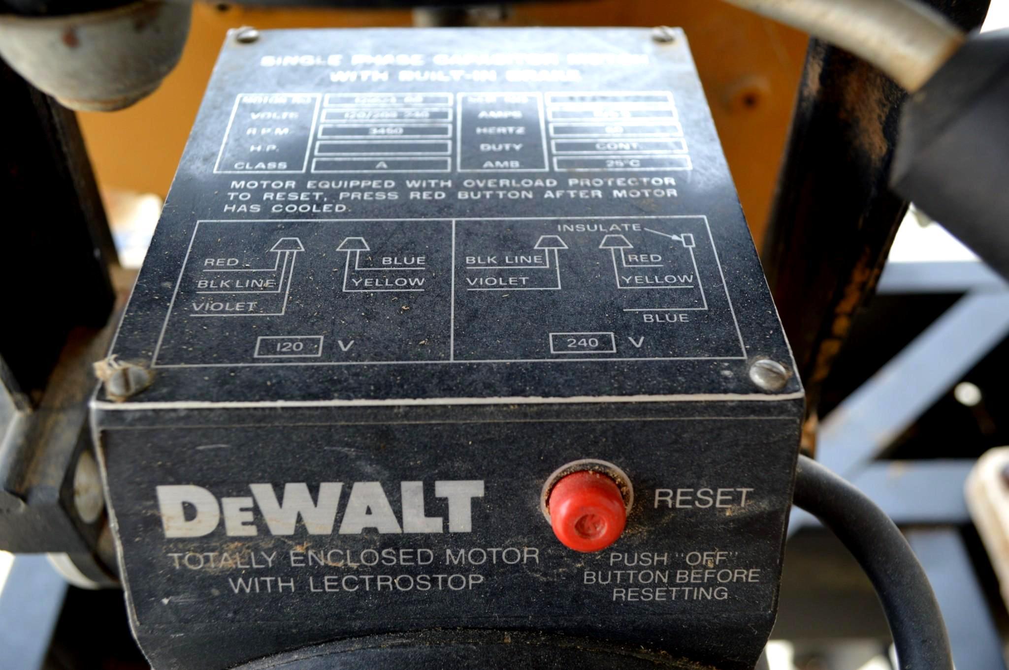 Dewalt 7770 lectroscope Radial Saw, 2 1/4hp - Dual Voltage