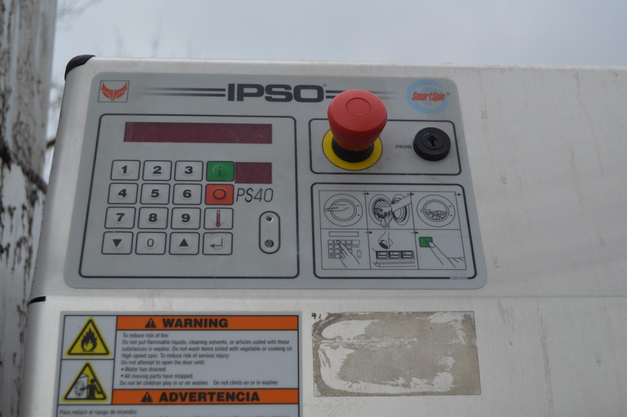 IPSO Commercial Washing Machine & Huebsch Commercial Dryer