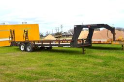 2004 24' Southwest Goooseneck Flatbed Trailer