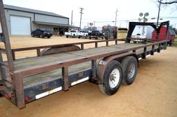 2004 24' Southwest Goooseneck Flatbed Trailer