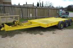 16' 3-Axle Equipment/Utility Trailer with ramps