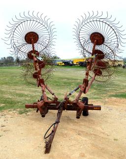 Ground Driven Twin Hay Rake