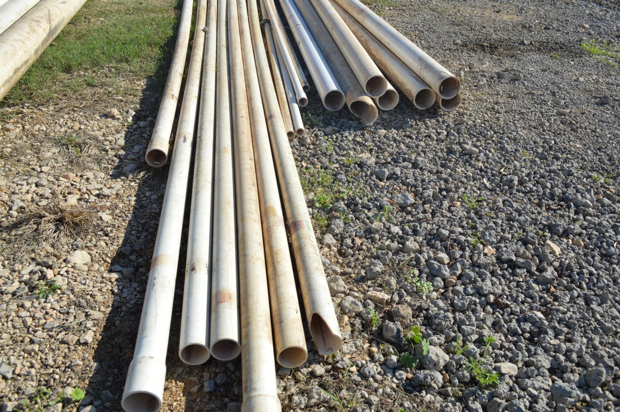 Sch 40 PVC Pipe - Various Sizes