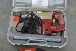 1/2" Impact Battery Hilti Drills, Chicago 1" Rotary Hammer, 2 Batteries & Charging Port