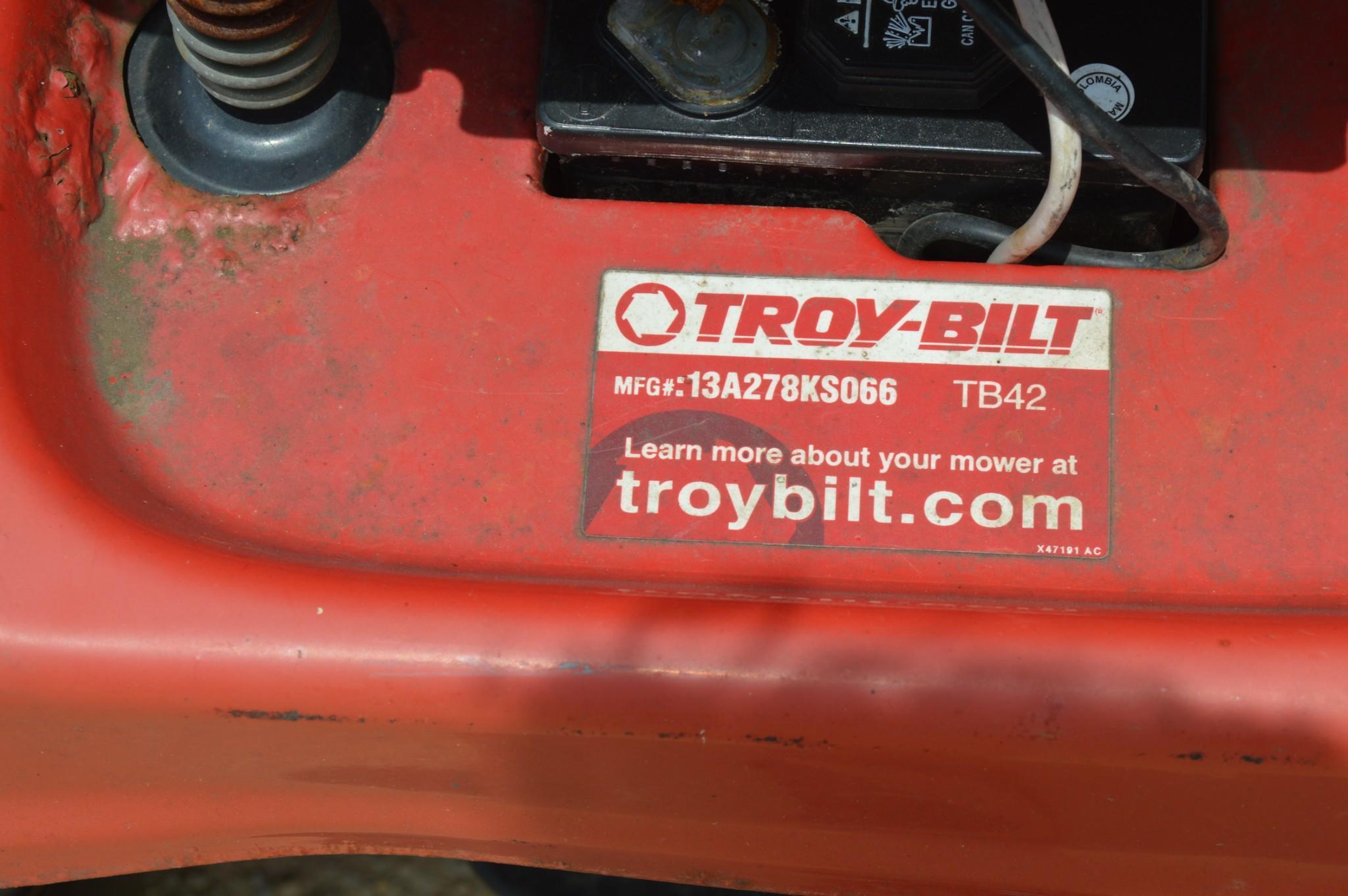 Troybilt TB 42 Automatic Riding Lawn Mower