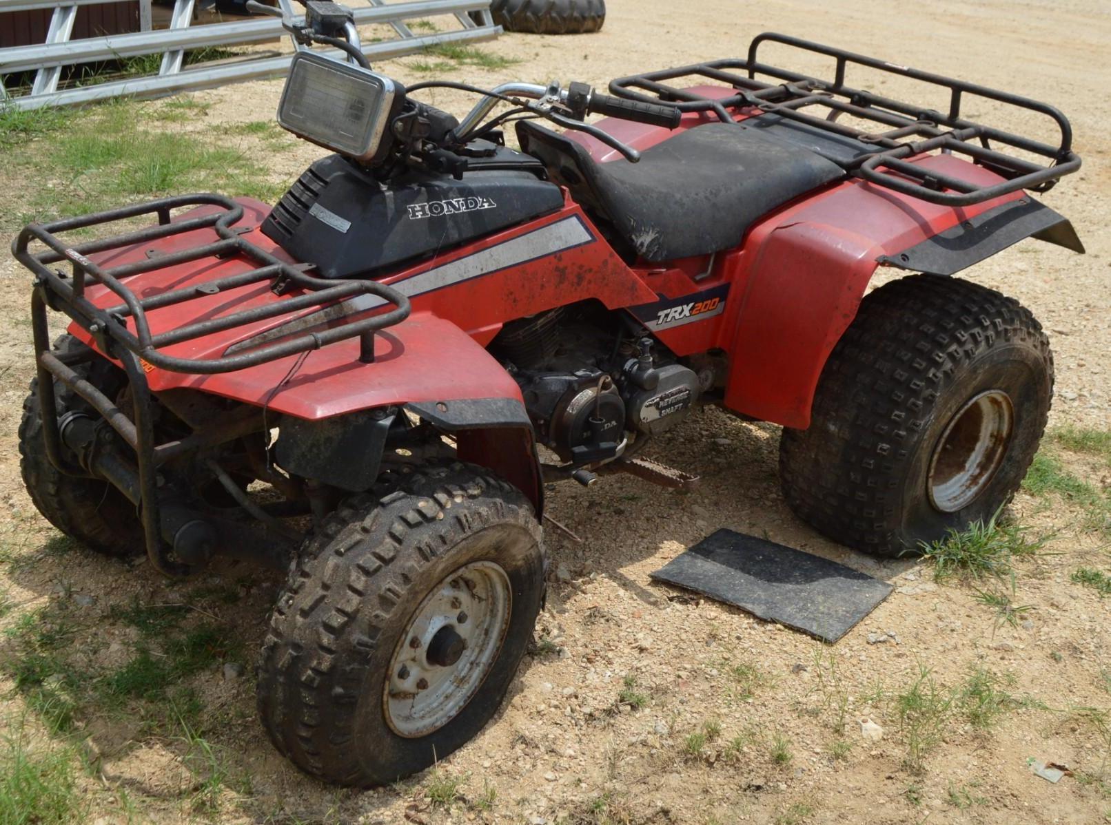 Honda TRX 200 4 Wheeler