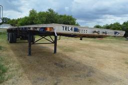 1990 Western Aluminum Spread Axle Trailer