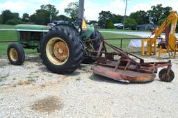 John Deere 2WD 1530 Tractor with 5' Bush Hog Shredder, Diesel