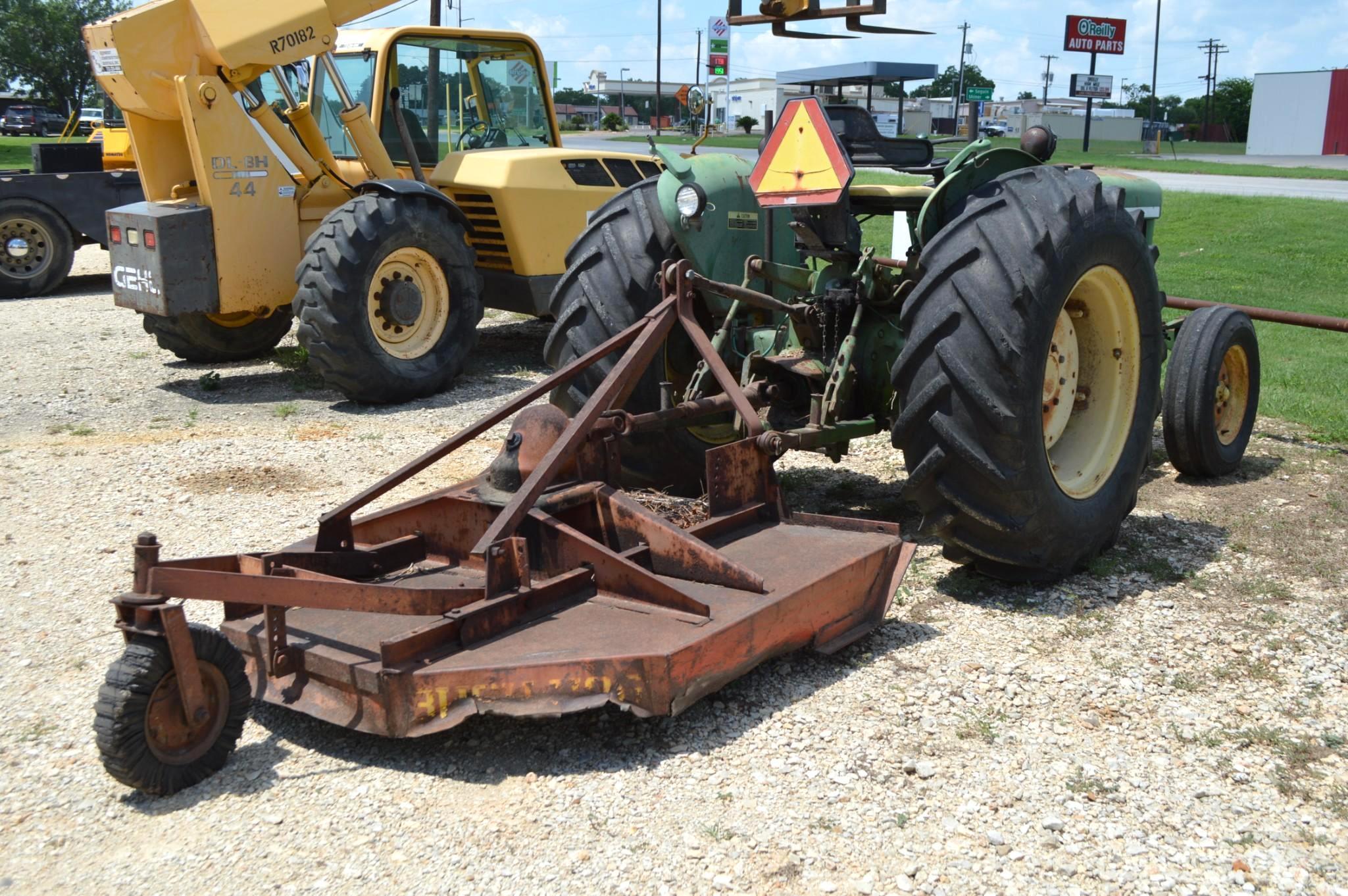 John Deere 2WD 1530 Tractor with 5' Bush Hog Shredder, Diesel