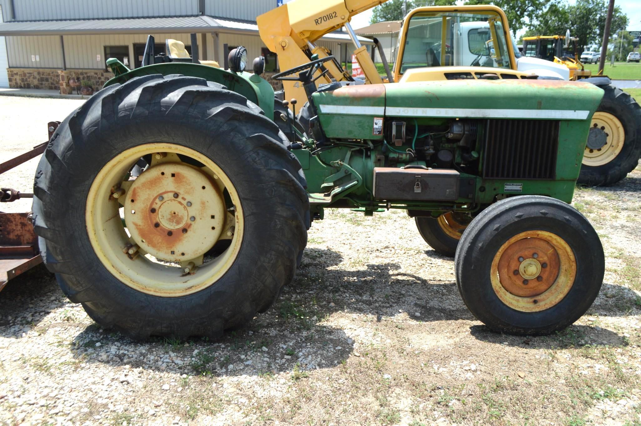 John Deere 2WD 1530 Tractor with 5' Bush Hog Shredder, Diesel