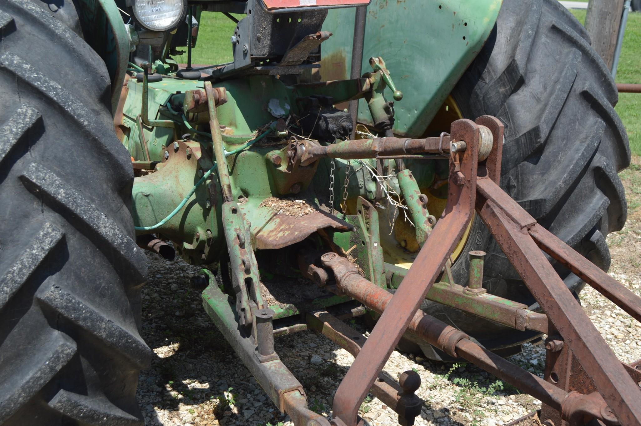 John Deere 2WD 1530 Tractor with 5' Bush Hog Shredder, Diesel