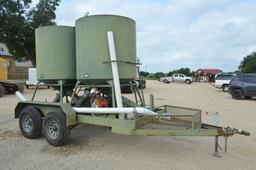 Outback Wildlife Pneumatic Feed Filler on Trailer