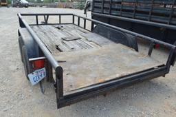 Big Tex Flatbed Bumper Pull Utility Trailer