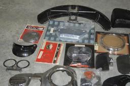 Assorted Motorcycle Parts and Tools