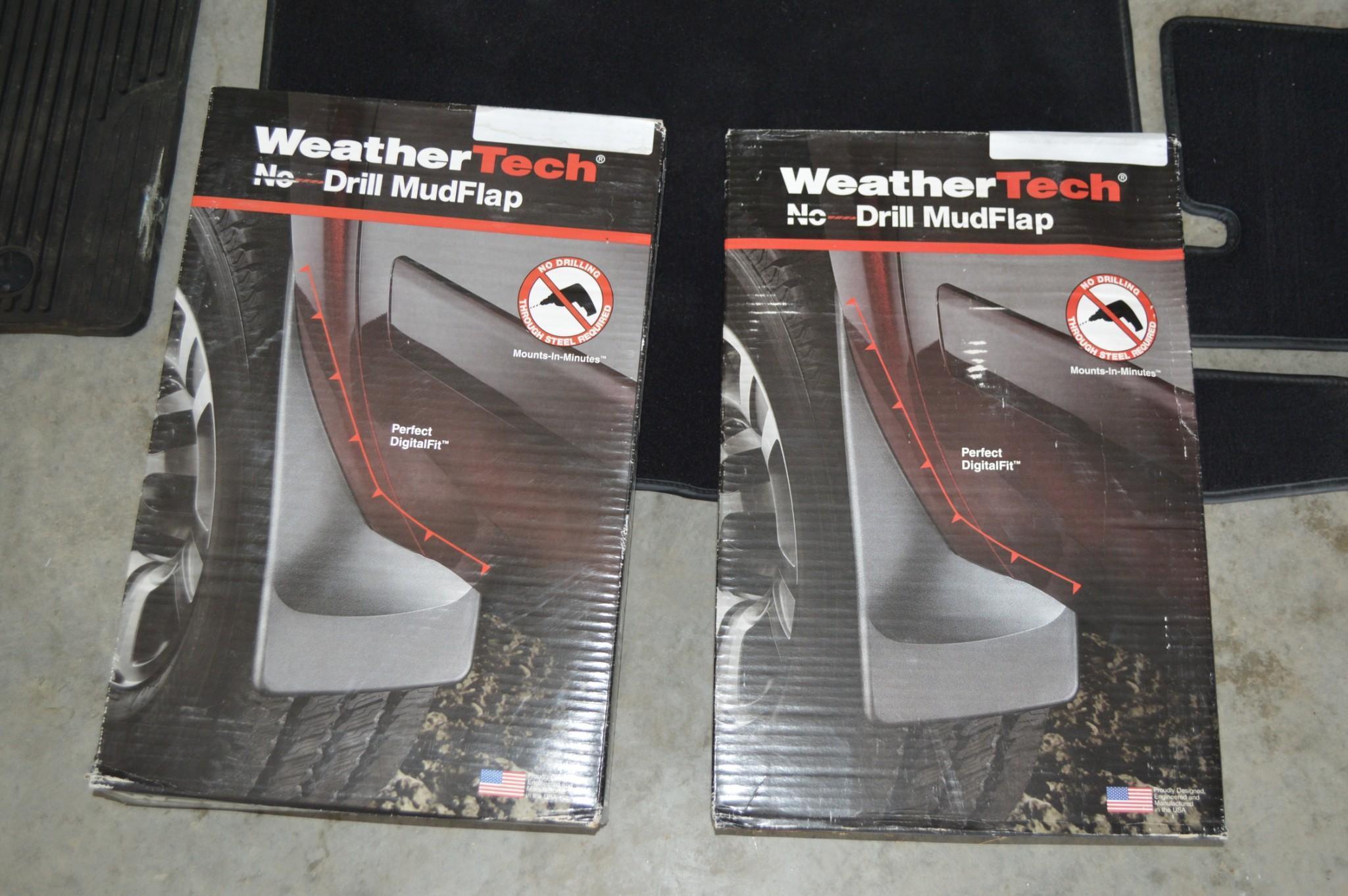 Set of 12 F150 Floor Mats & Mud Flaps - King Ranch Edition, Super Duty, WeatherTech and Stock