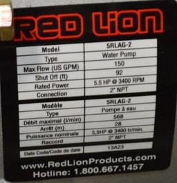 Red Lion Aluminum Engine Driven Water Pump, Brand New in Box, Gas