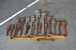 Assorted Pipe Wrenches