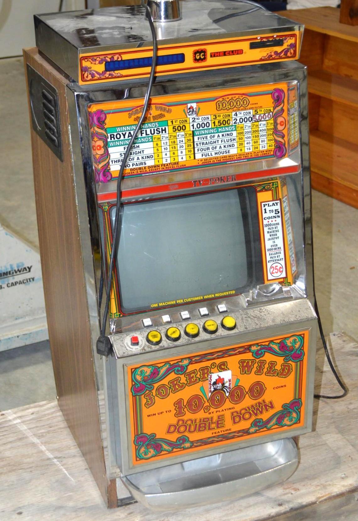 Sigma " Tv Poker" Slot Machine