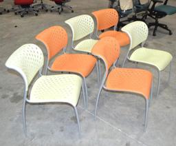 6 Plastic Chairs