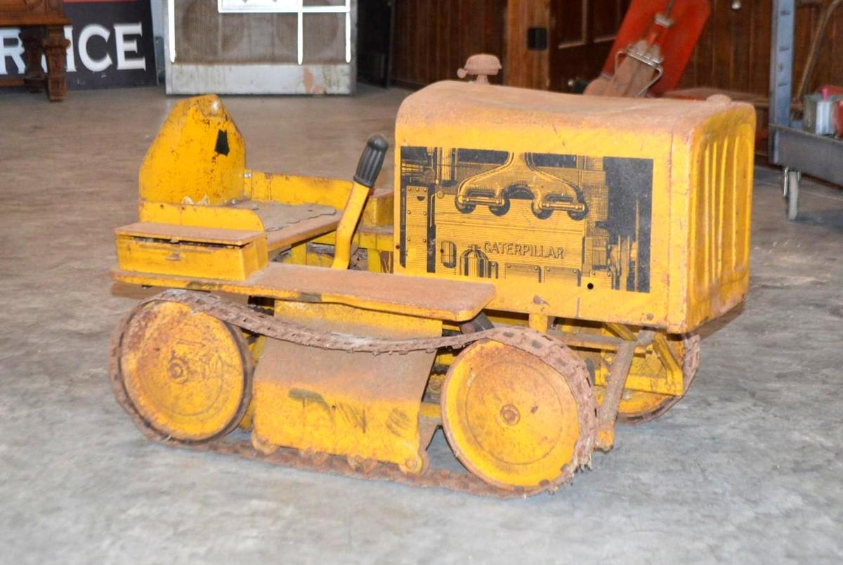 Vintage Caterpillar Diesel Pedal Car/Toy