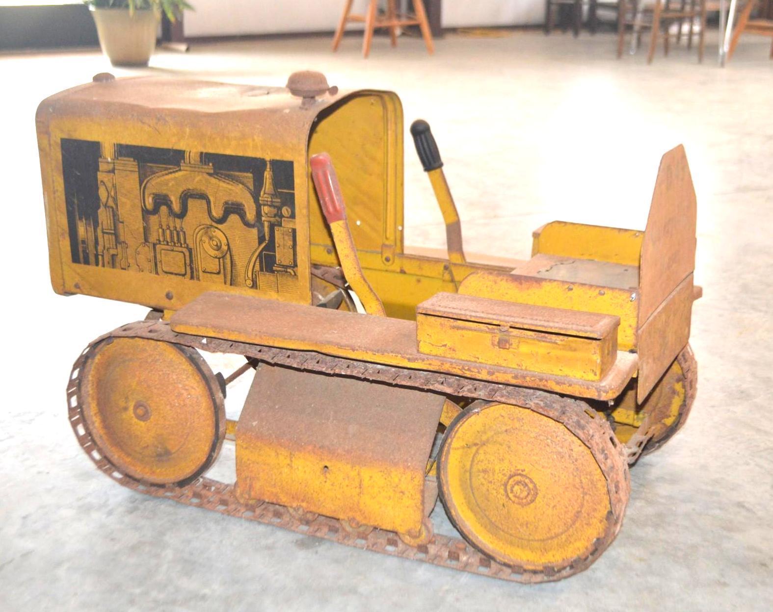 Vintage Caterpillar Diesel Pedal Car/Toy