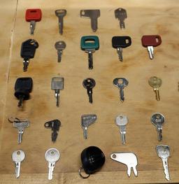 Heavy Equipment Master Key Set (24 Total Keys)