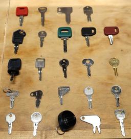 Heavy Equipment Master Key Set (24 Total Keys)