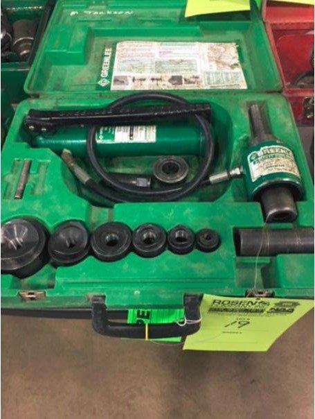 GreenLee 767 hydraulic 1/2" knockout driver set