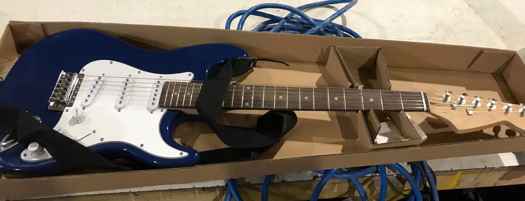 Blue Electric Guitar