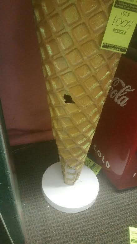 Ice Cream Cone-Small hole in side