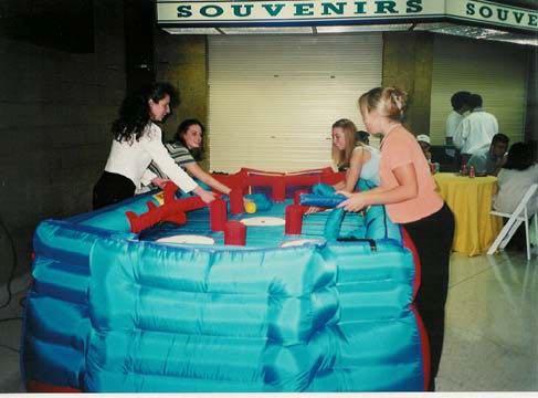 Inflatable amusement attraction