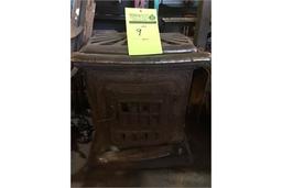 antique wood burning stove