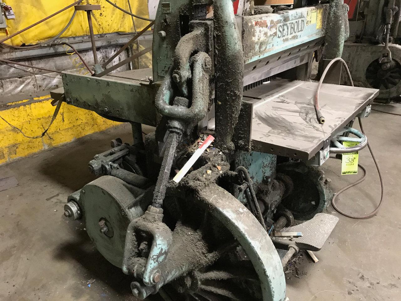 Seybold Cutting Machine/ Shear Approx 52 inches Cutting Machine