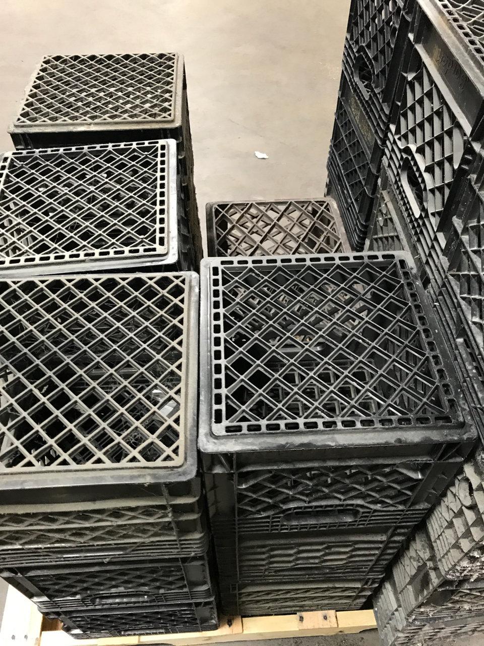 Pallet of milk crates selling times the money