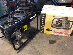 Homelite LR4400 watt has generator. Comes with HD gage cord