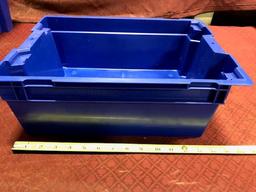 Trelleborg Rubore plastic storage totes. Containing 2 different sizes. (See pics)