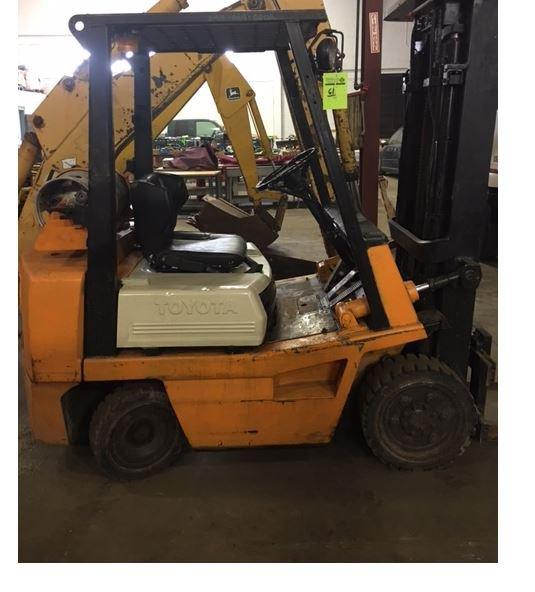 Toyota LP forklift.