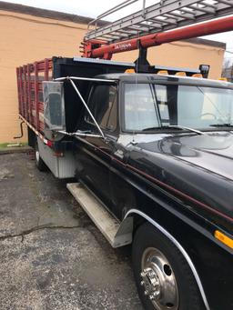 1978 F350 ladder truck with 12 foot stake body