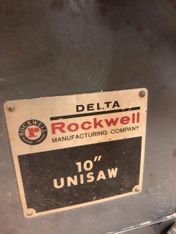 Delta-Rockwell 10 inch Uni-Saw