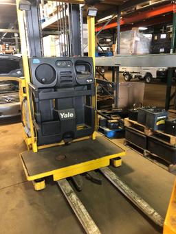 Yale Type E Stand-up order picker forklift.