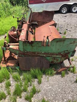 Bolt up Asphalt attachment for dump truck