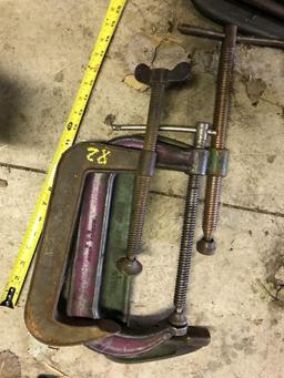 Lot of C-Clamps, all selling one money