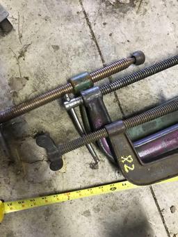 Lot of C-Clamps, all selling one money