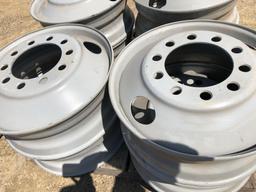 Lot of (4) 24.5 x 8.25 primer grey rims.