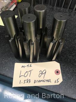 Lot of 5 M42 Blanks, 1.583 diameter