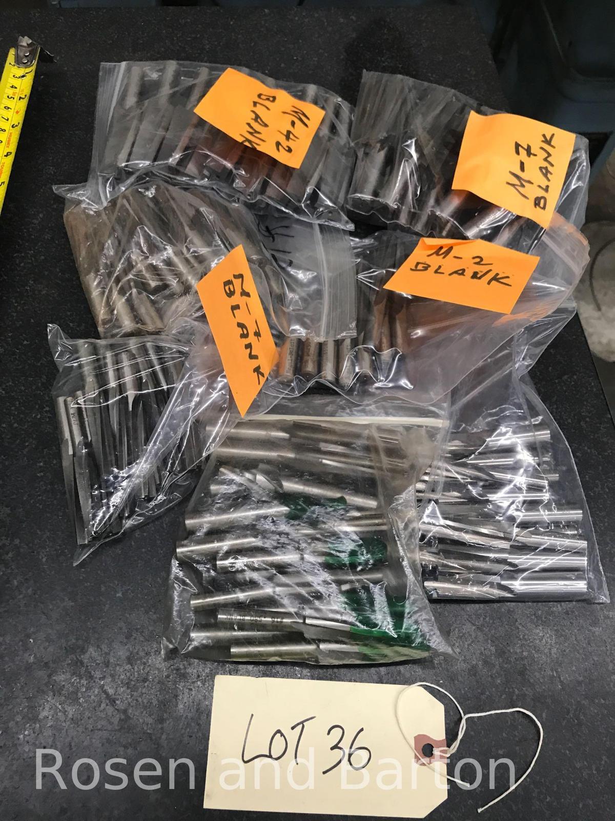 Misc lot of end mills and boring bits