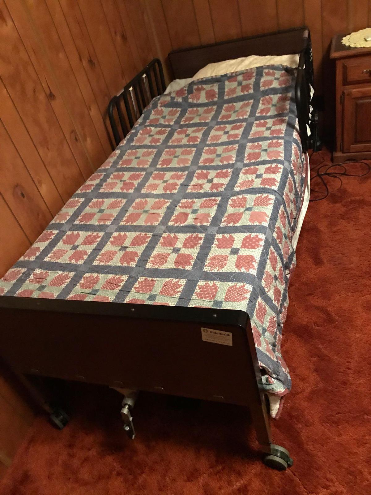 Twin Size Hospital Bed, in working condition