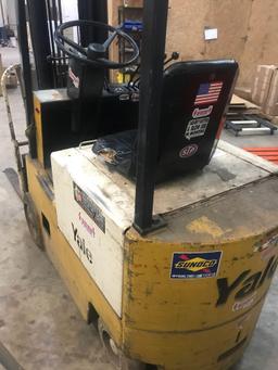 CONDITION UPDATE PLEASE READ Yale 3000 pound triple mast 36 volt forklift and charger