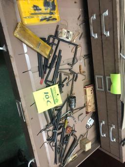Drawer load of hex head wrenches and other misc